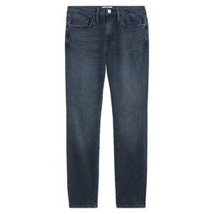 NWT FRAME L'Homme Skinny in Okemo Mid Rise Straight Stretch Jeans 34 $238
